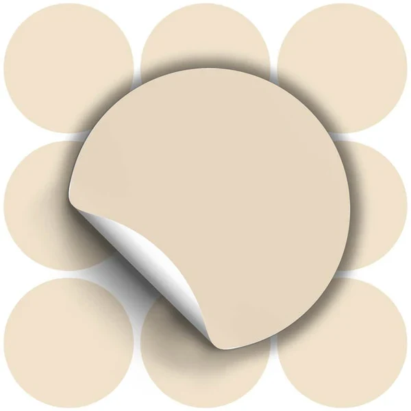 Autocolante ECRU 10pcs.