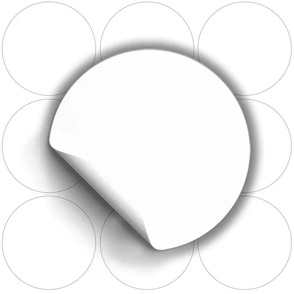 Autocolante WHITE 10pcs.