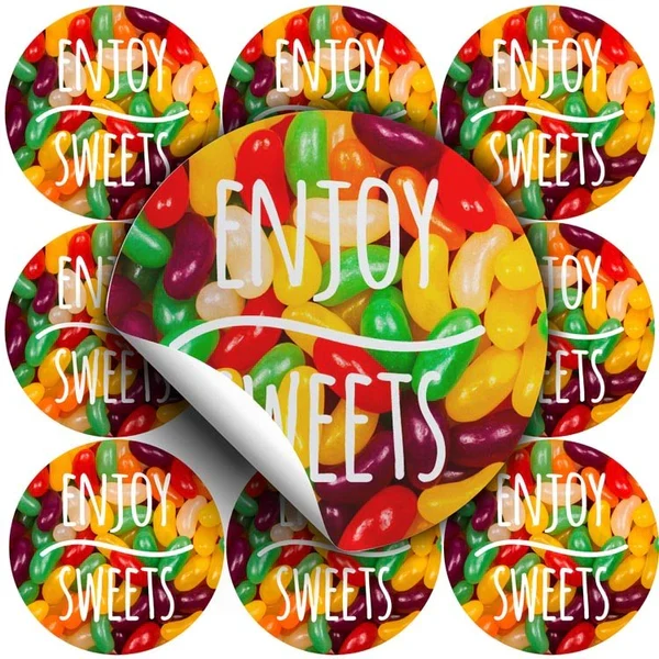 ENJOY SWEETS autocolante decorative 10pcs.