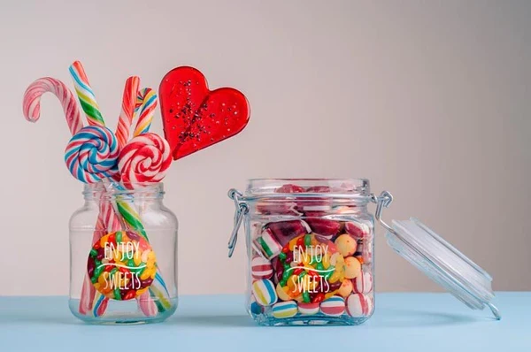 ENJOY SWEETS autocolante decorative 10pcs.