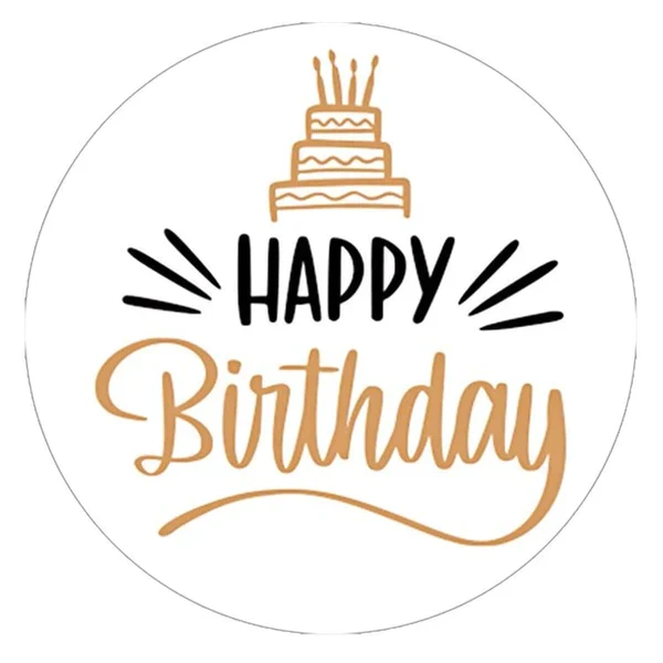 HAPPY BIRTHDAY autocolante decorative 10pcs.