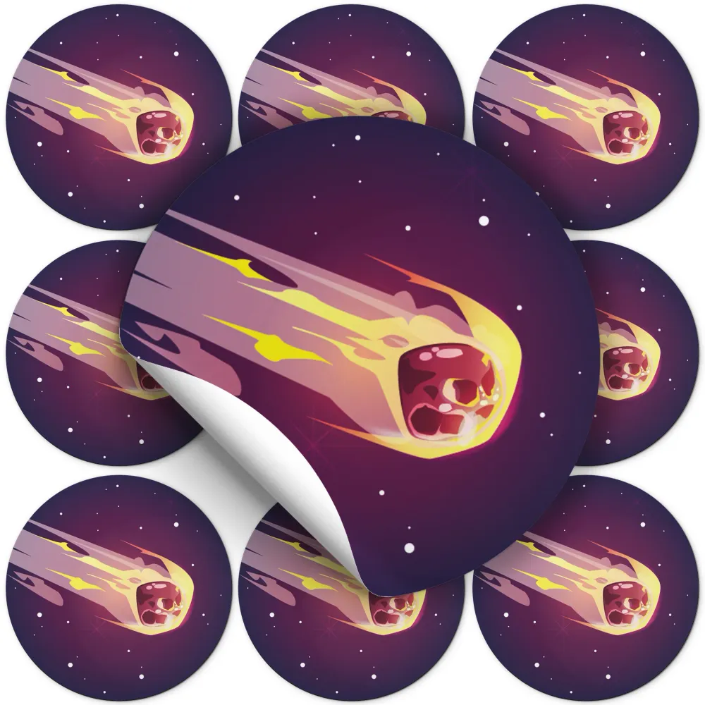 METEORIT autocolante decorative 10pcs.