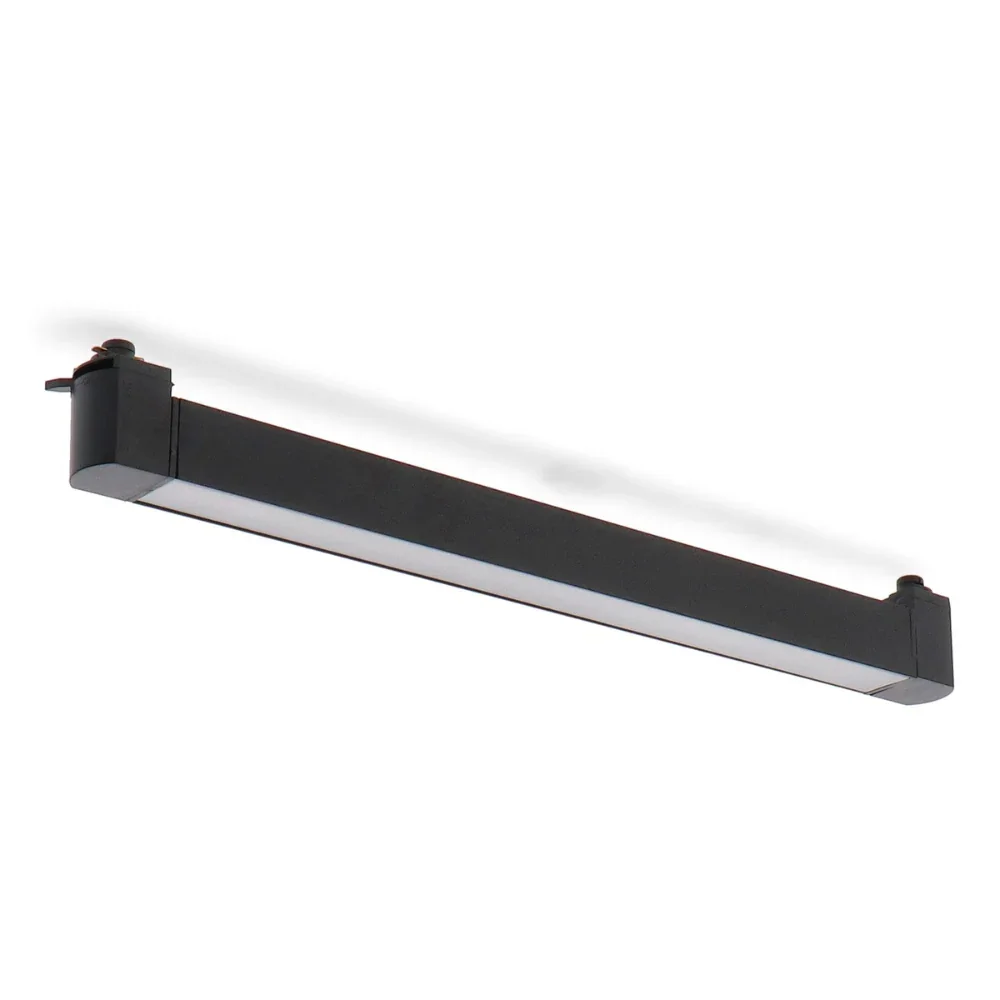 Proiector sina LED liniar Dhin 24W CCT pentru sine monofazate, 49cm, Negru