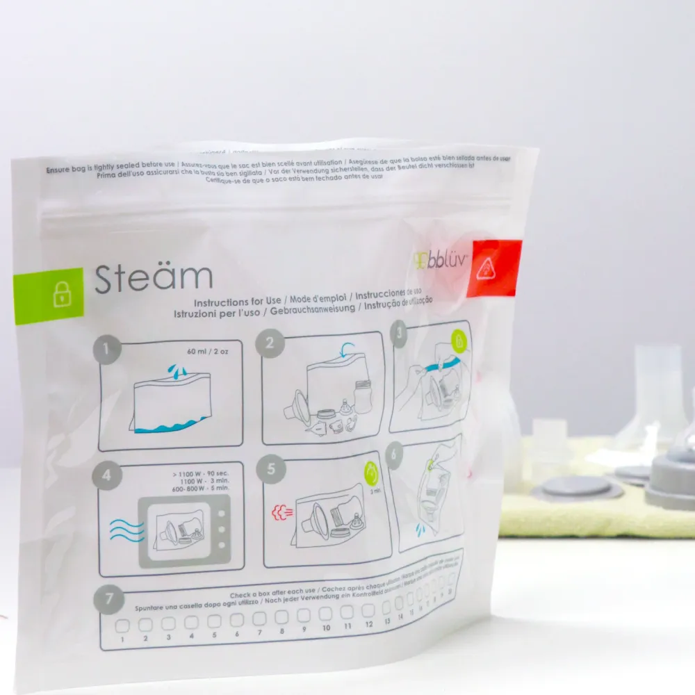 Pungi pentru sterilizare rapidă la microunde bbluv Steam