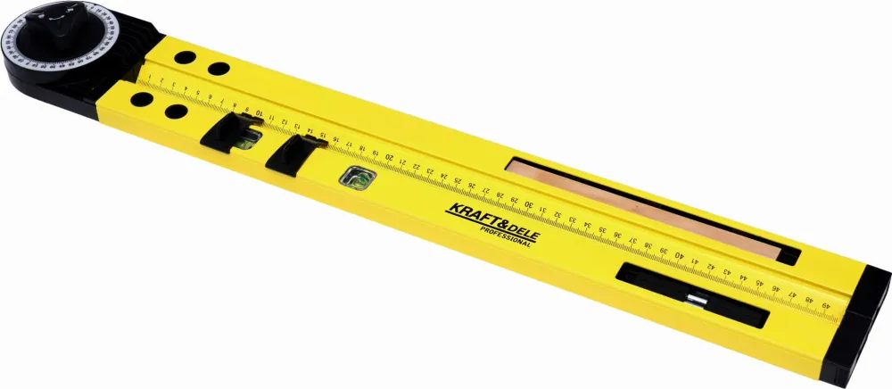 Raportor Constructii 3 1 Nivel Compas 500mm 0-270°, Kraft&Dele KD10442