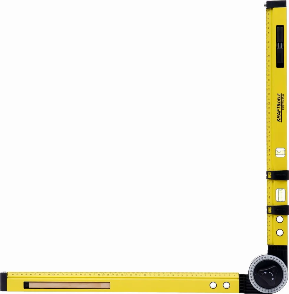 Raportor Constructii 3 1 Nivel Compas 500mm 0-270°, Kraft&Dele KD10442