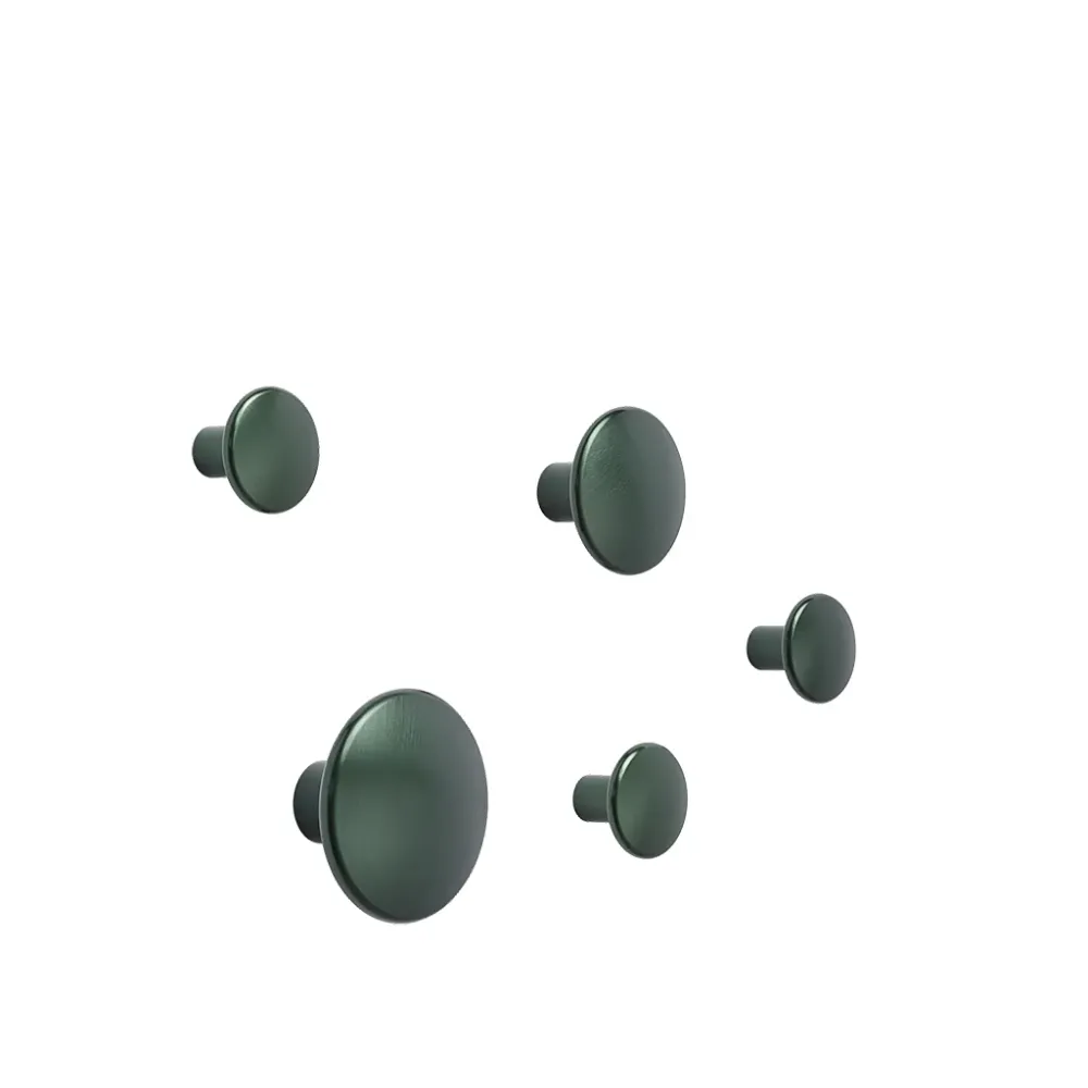 Dots Metal Set 5 - Verde închis