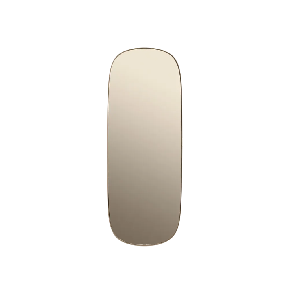 Oglindă Framed mare - Bej, Bej