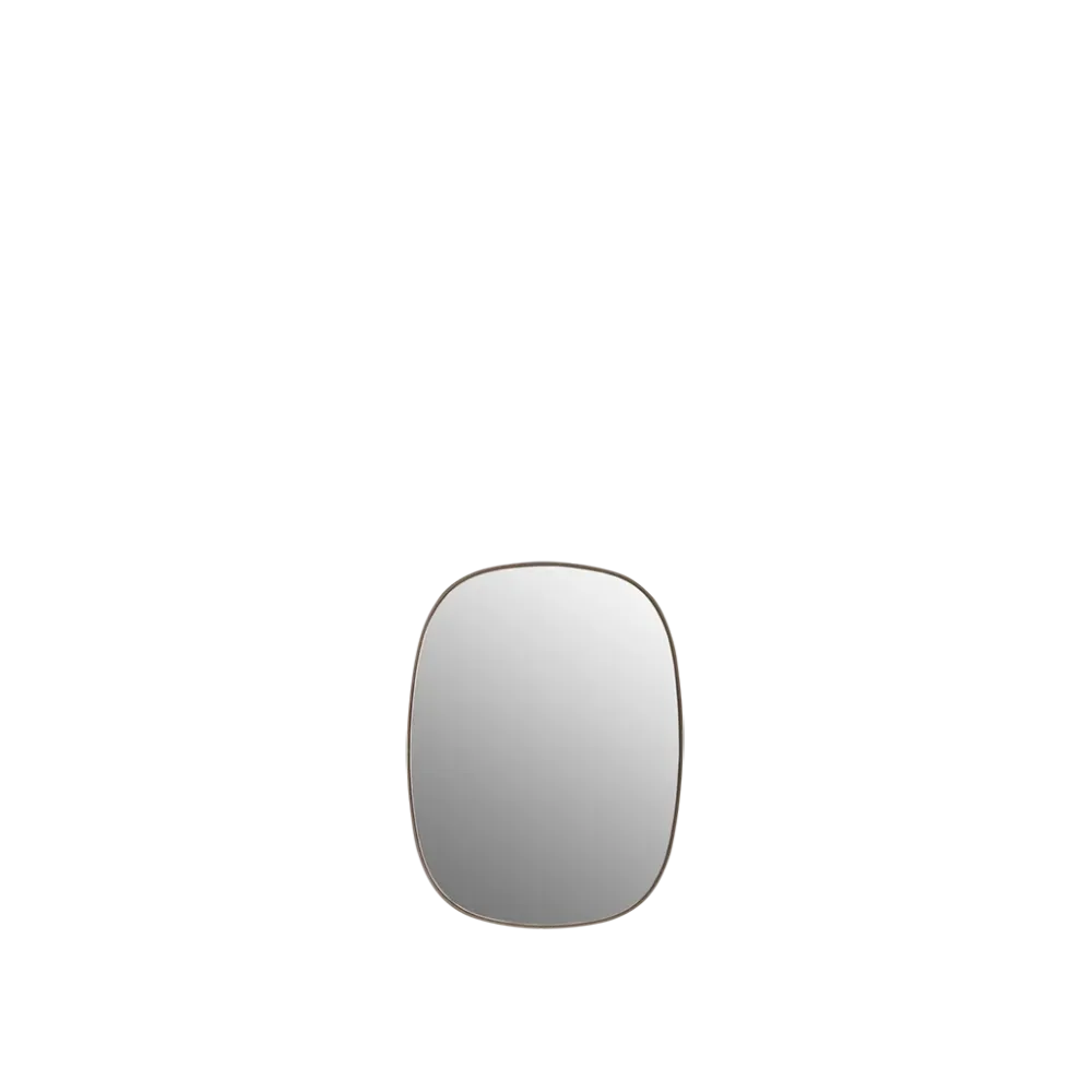 Oglindă Framed mică - Bej, Transparent