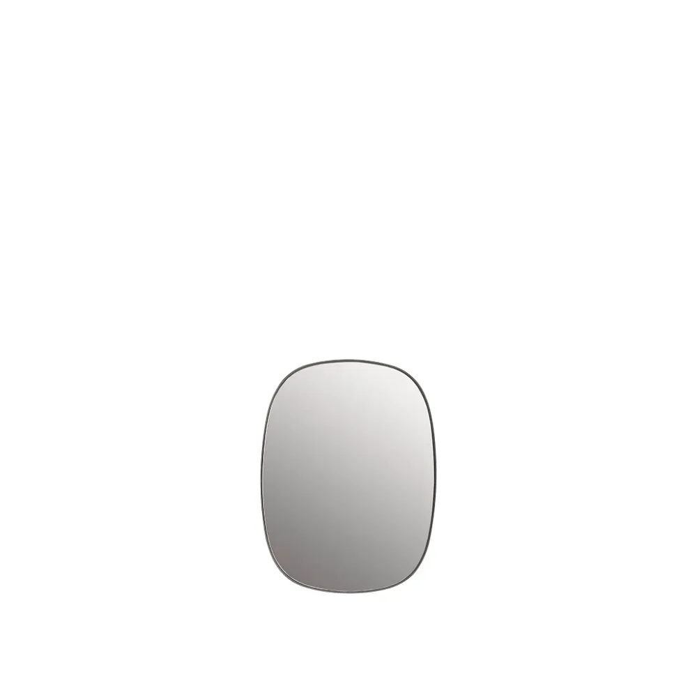 Oglindă Framed mică - Gri, Transparent
