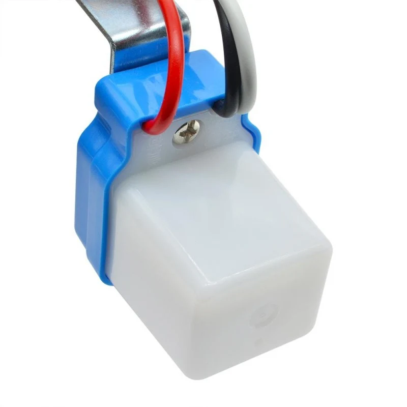 Senzor crepuscular 12V, alb/albastru