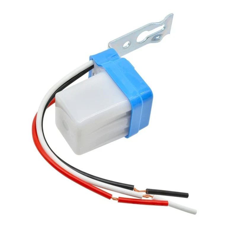 Senzor crepuscular 12V, alb/albastru