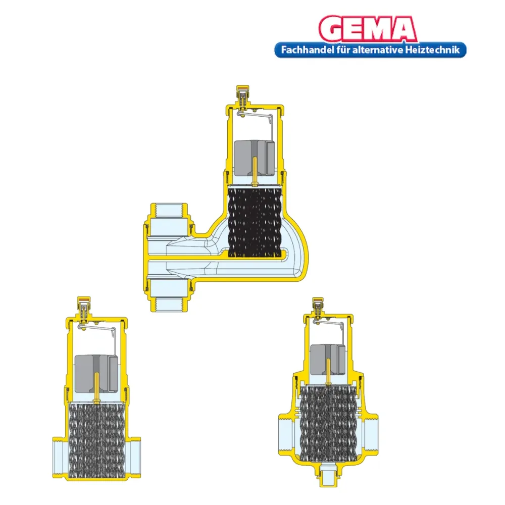 Caleffi Discal Micro -Bladder Separator pentru energie termică solară