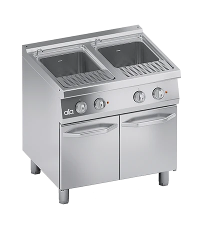 Fierbator paste / bolitor electric 2x26 Litri cu dulap inchis, 14 kW