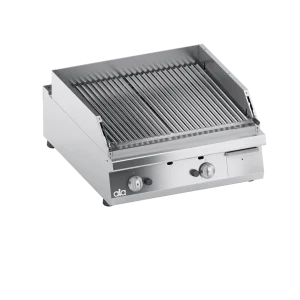 Gratar cu roca vulcanica, cu baza deschisa, model de banc, 23 kW