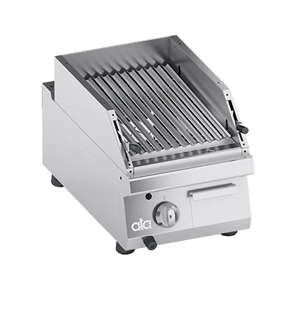 Gratar cu roca vulcanica cu reglaj pe inaltime 9 kW