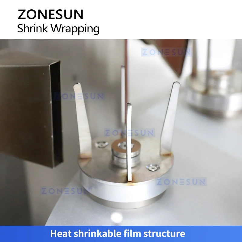 ZONESUN ZS-UDTB50 Rotary Shrink Sleeve Labeler Bottles