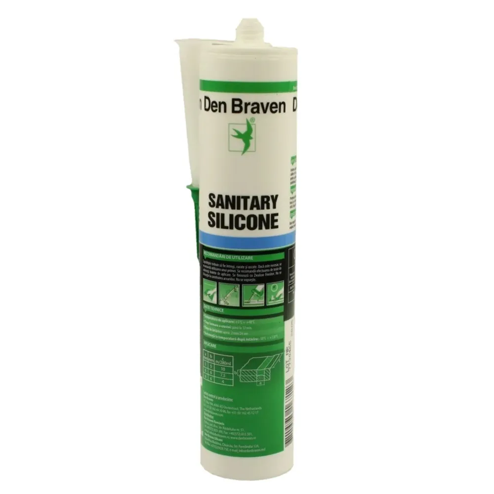 Silicon sanitar Den Braven, 280ml, transparent / D 12002212