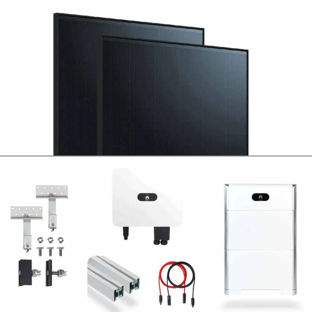 Sistem fotovoltaic 10kWp cu stocare 10kW - module Black Frame Trina