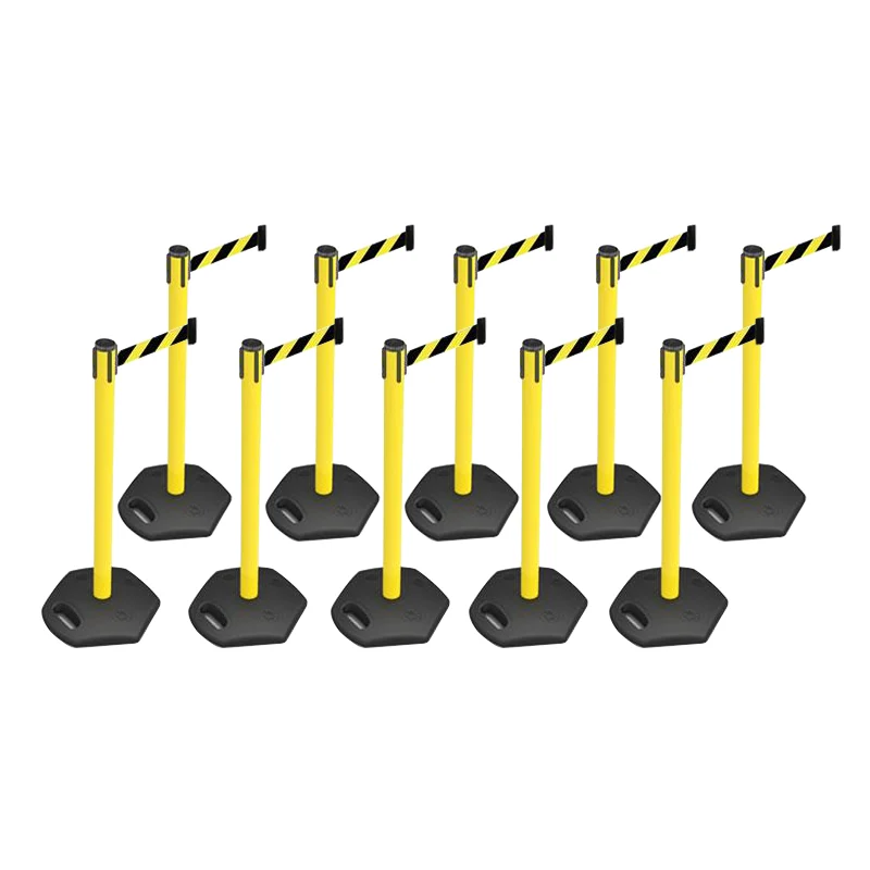 Set bariere - Basic Signal - 10x3m bandă retractabilă