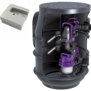 Kessel Aqualift F Basic Duo Tronic Statie de pompare cu instalare subterana, 2 pompe cu panou de comanda