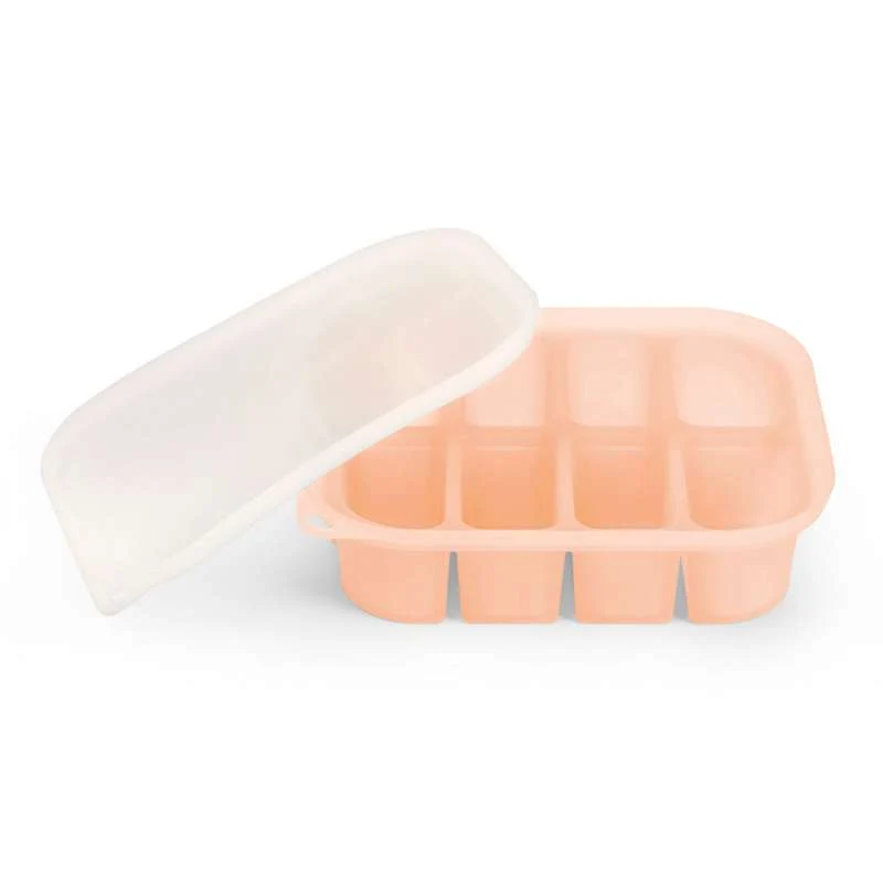 Haakaa Easy-Freeze Tavă - 8 Compartimente - Blush