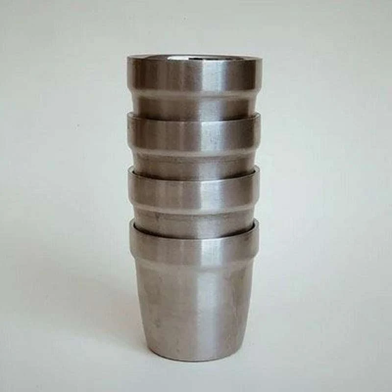 HAPS Nordic Cupa de băut - Alloy inoxidabil - Pachet de 4 - 200ml.