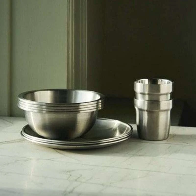 HAPS Nordic Cupa de băut - Alloy inoxidabil - Pachet de 4 - 200ml.