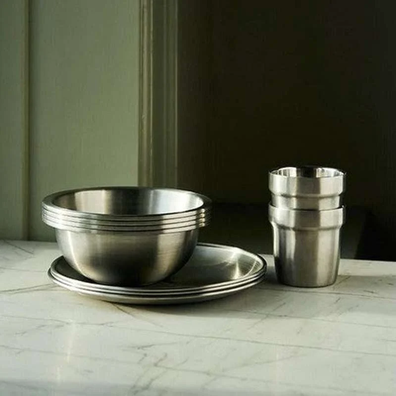 HAPS Nordic Cupa de băut - Alloy inoxidabil - Pachet de 4 - 200ml.