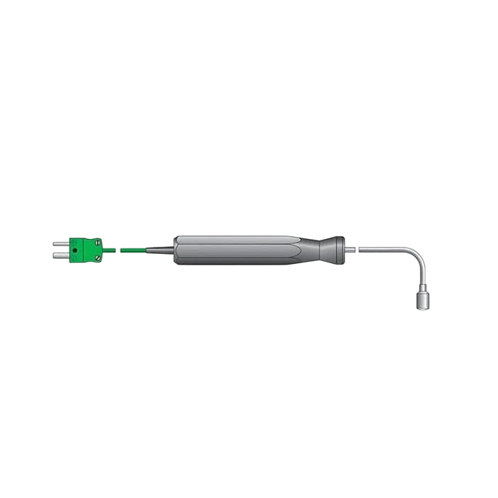 Sonda de temperatură suprafeței până la panglică - la unghiuri drepte