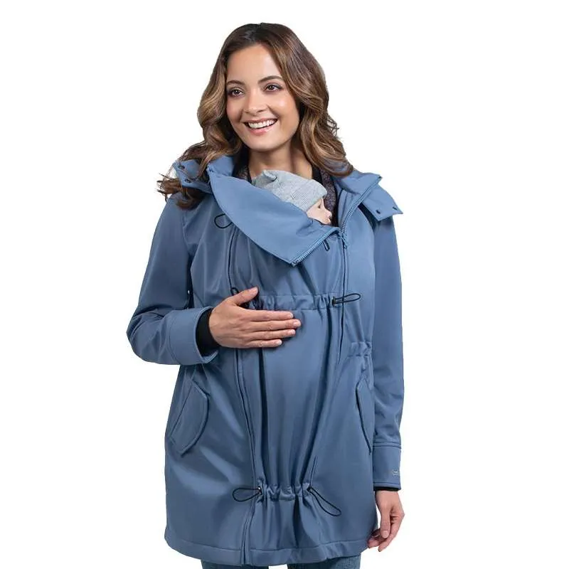 Wombat & Co Shell - Jachetă de sarcină și alăptare - Indigo deschis S