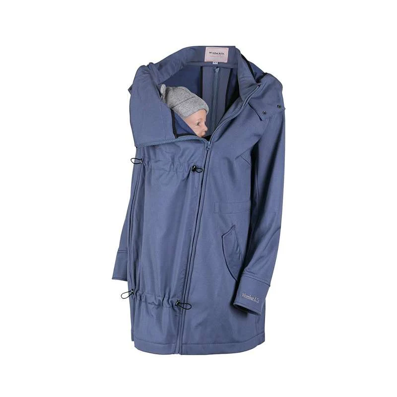 Wombat & Co Shell - Jachetă de sarcină și alăptare - Indigo deschis S