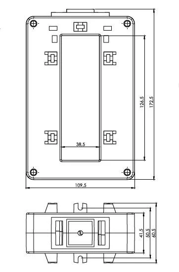 ONKA Transformator de curent - TRANSFORMATOR DE CURENT 2500/5A, 125MM, CLASA 0.5S, 30VA (DK12525005312 / 80011781)