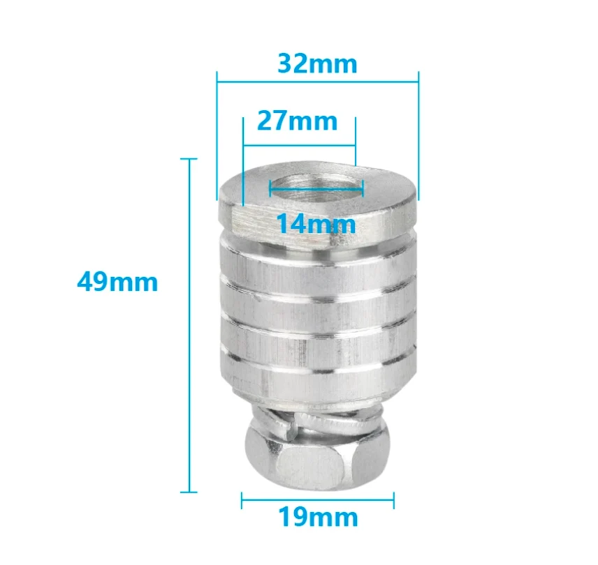 Adaptor M14 pt flex, polizor unghiular, pentru discuri multiple (maxim 4x discuri)