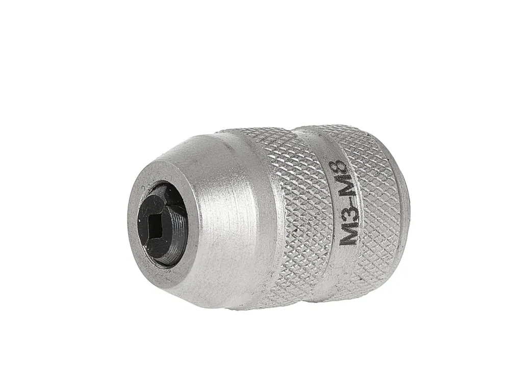 Adaptor pentru tarozi, 1 / 4", M3-M8, Cr-V, Tvardy T00036