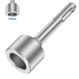 Adaptor pt. rotopercutor SDS Plus ⌀19mm tip cupa, cap de batere țăruși