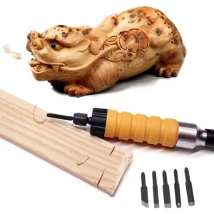 Adaptor de sculptat lemn Complet Pt. Polizor Drept Biax, masina infiletat (DALTA ELECTRICA)
