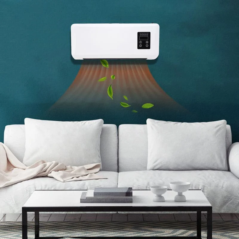 Aeroterma 2 1 cu ventilator, cald/rece 16 - 40 grade, 1800W, cu telecomanda, Alb