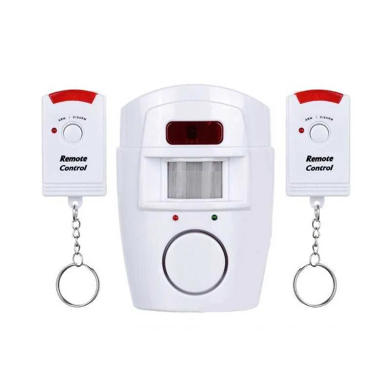 Alarma wireless cu senzor de miscare si 2 telecomenzi