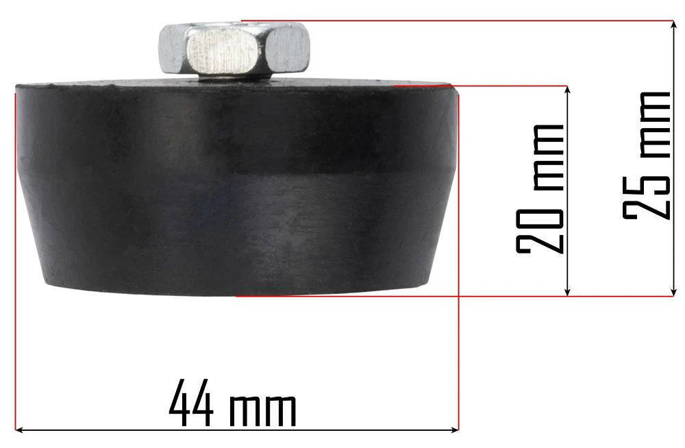 Amortizor pentru compresor, Powermat PM-KO-24T-AMR
