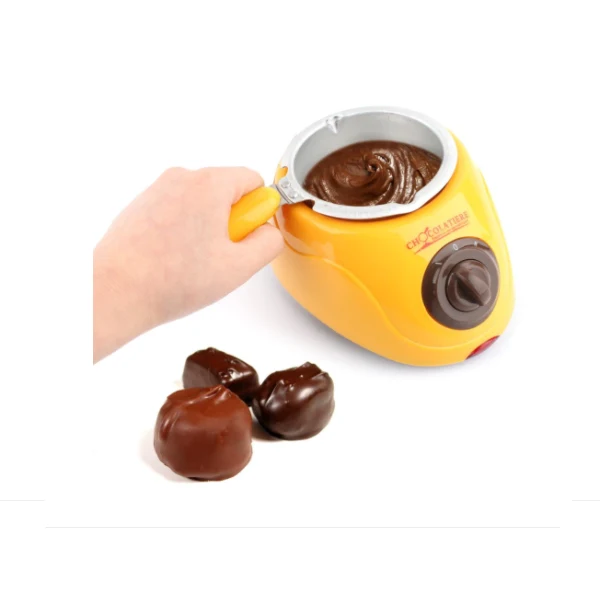 Aparat electric pentru topit ciocolata + Set Fondue - Chocolatiere