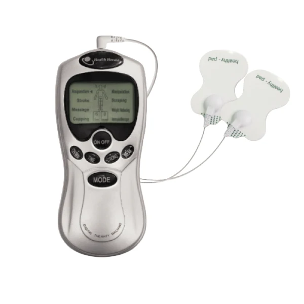 Aparat de masaj cu electrostimulare cu 2 electrozi
