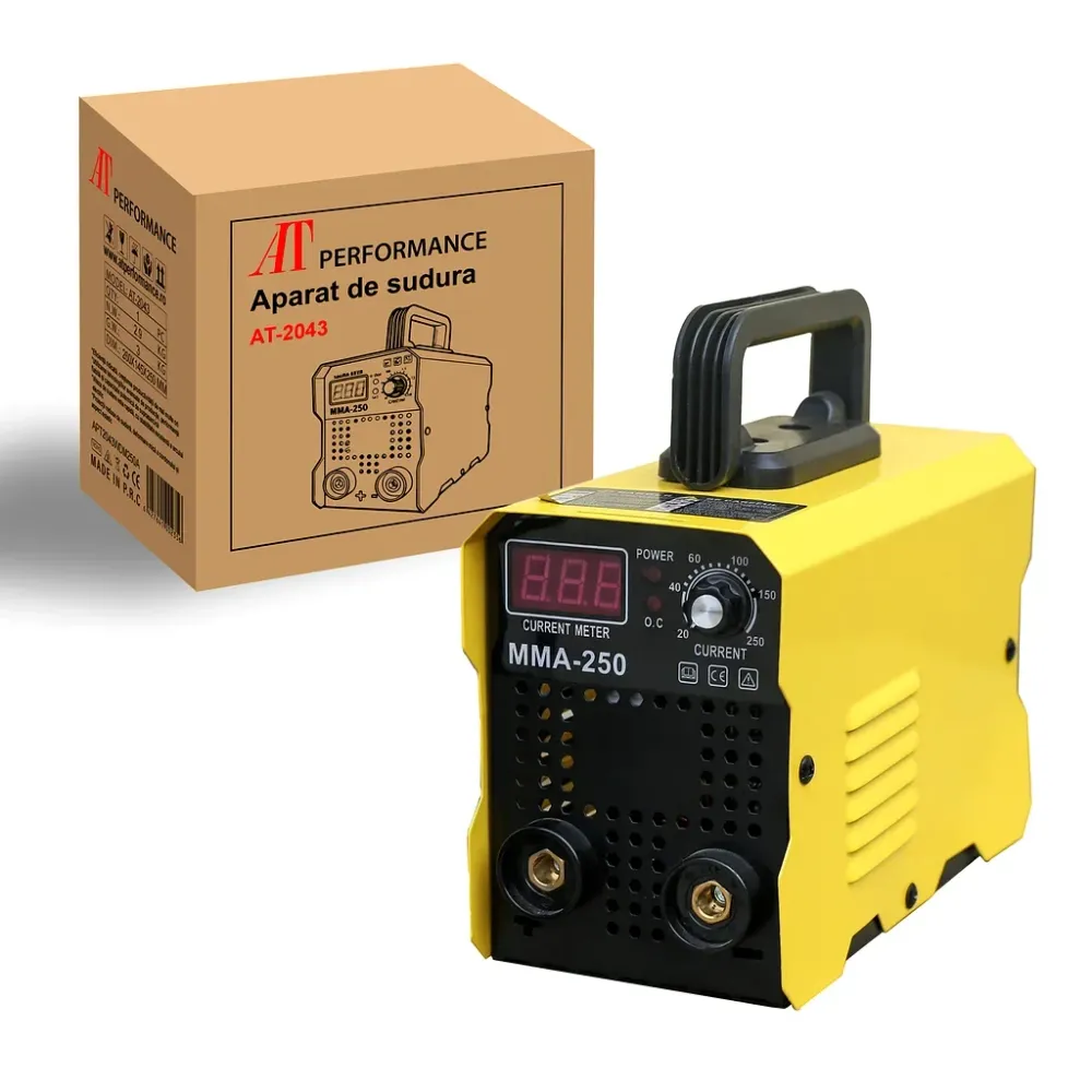 Aparat de sudură invertor AT Performance AT-2043 MMA-250, 250A, Display digital, 230V
