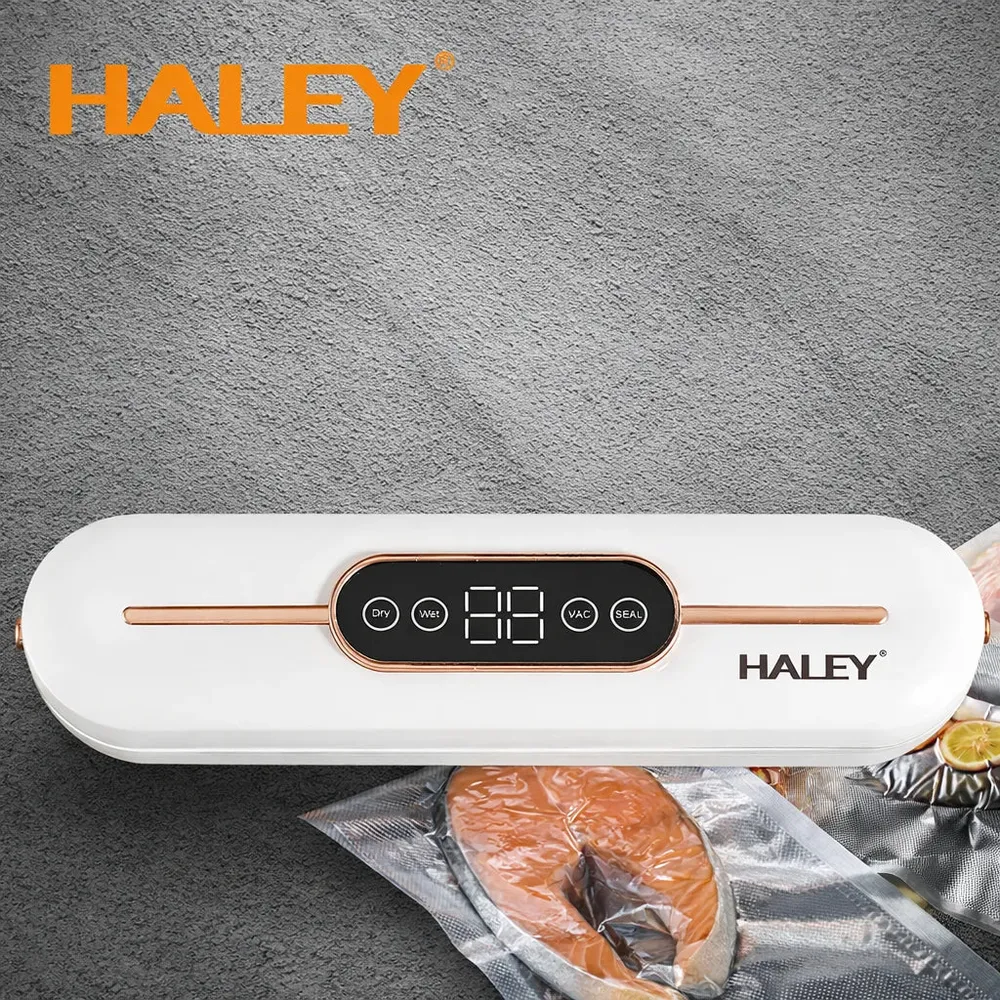 Aparat de Vidat HALEY HY-508 – Vacuum Sealer Electric cu Mod Uscat/Umed, 90W