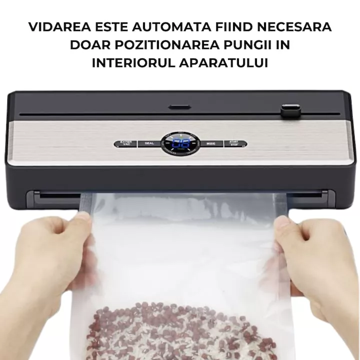 Aparat de Vidat si Sigilat Pro - Vacum Multifunctional, Putere Vidare Reglabila