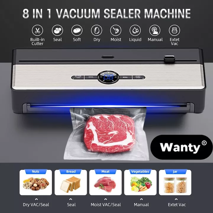 Aparat de Vidat si Sigilat Pro - Vacum Multifunctional, Putere Vidare Reglabila