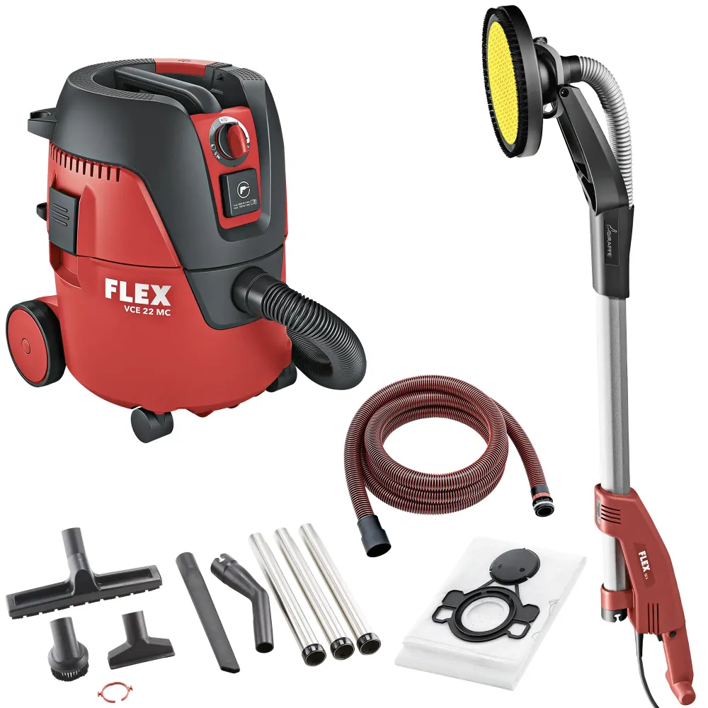 Aspirator cu șlefuitor combinat Flex GE 5 + VCE 22 M MC