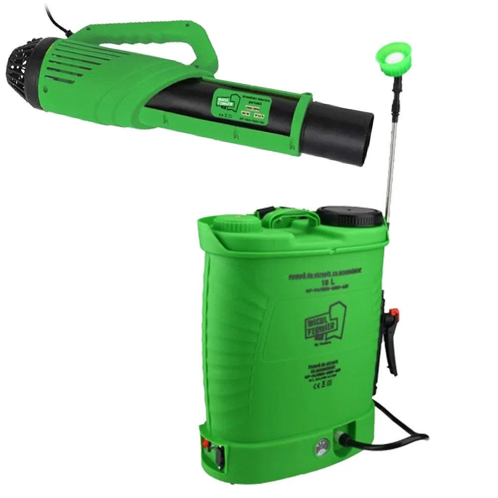 Atomizor electric portabil 80w + pompa de stropit electrica 18L set