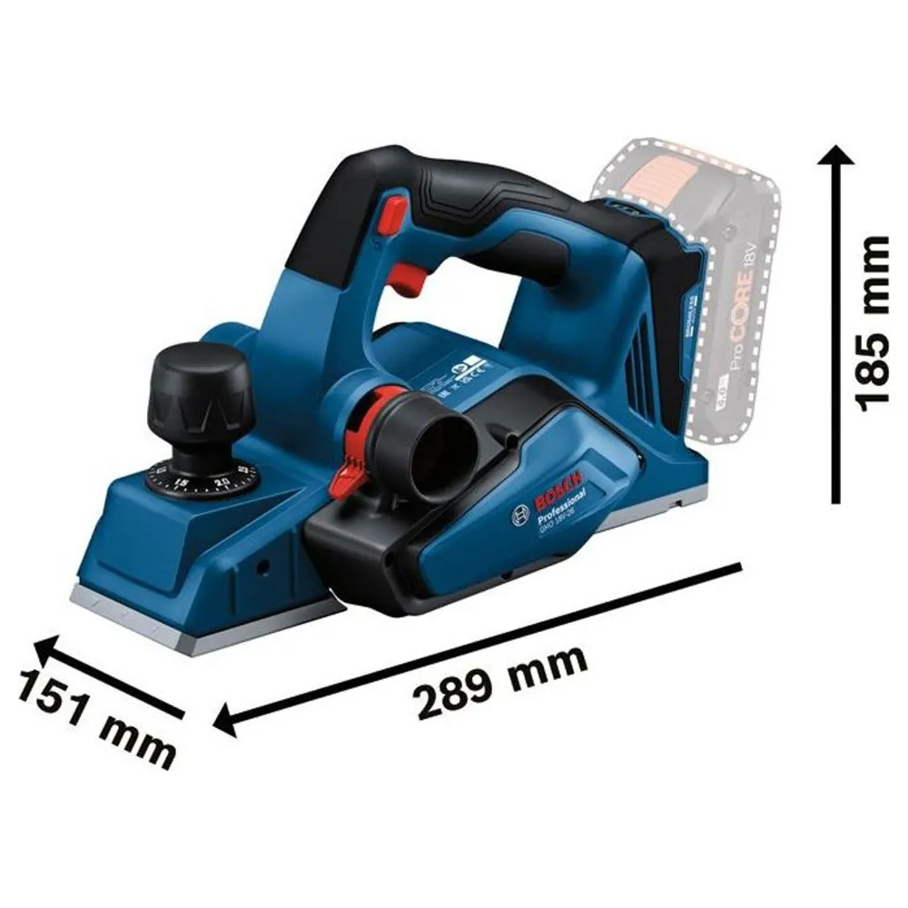 Avion Bosch GHO 18V-26 PRO 18V