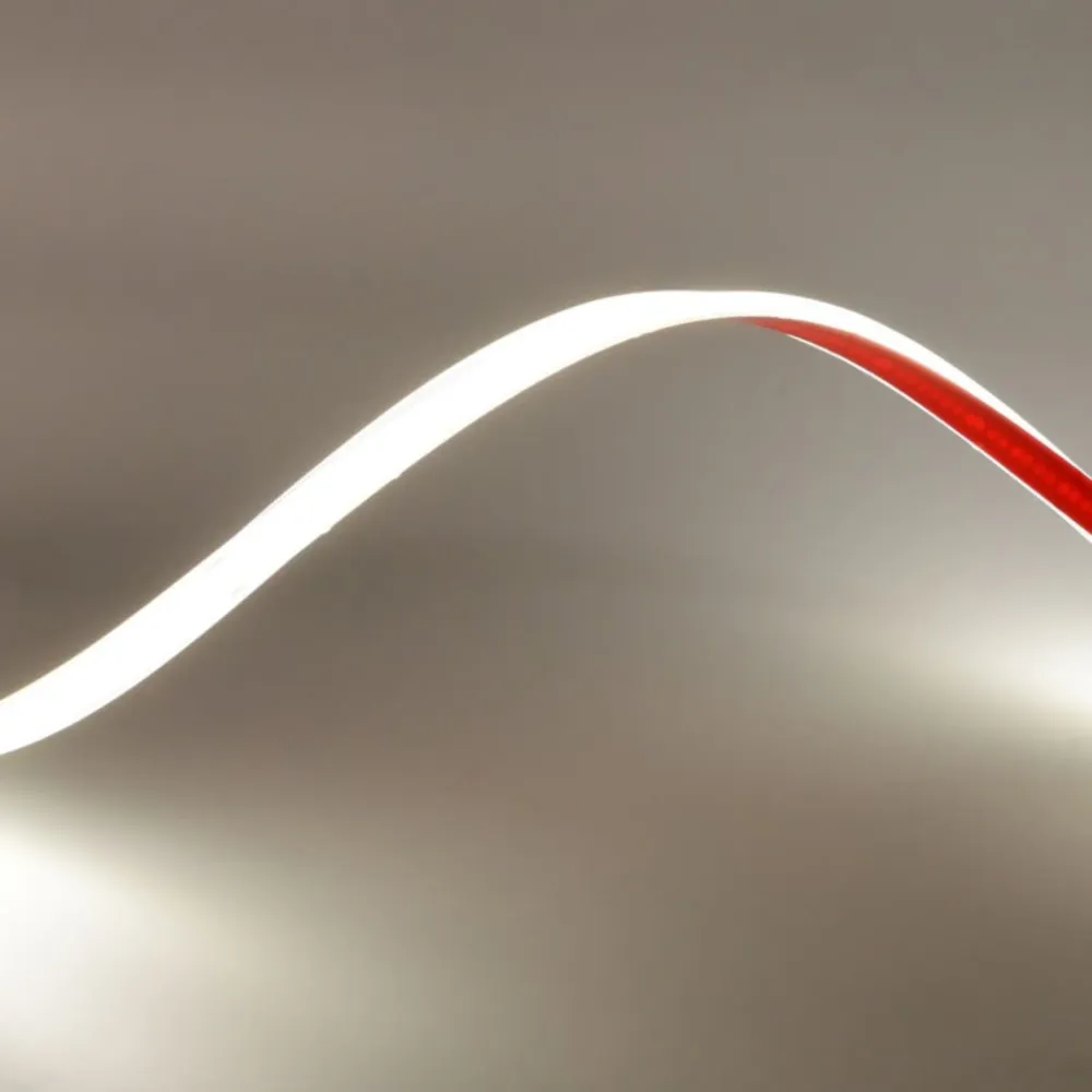 Banda LED COB 24V 11mm 320 LED/m Alb Neutru IP68 10m